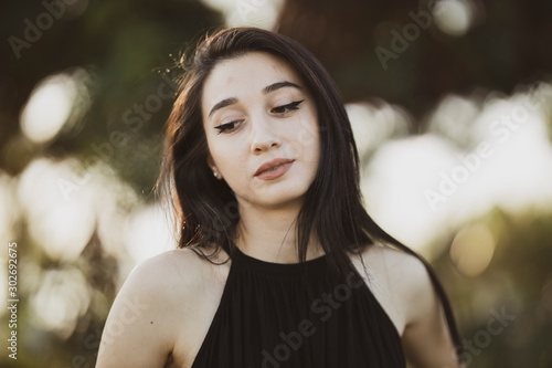 portrait of a beautiful young girl