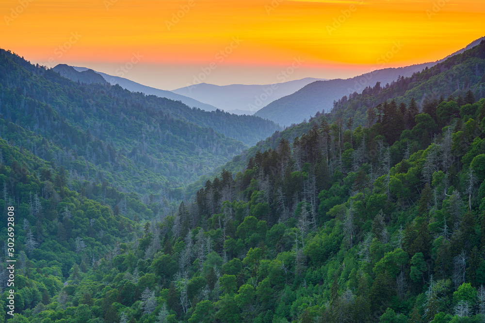Newfound Gap in the Great Smoky Mountains