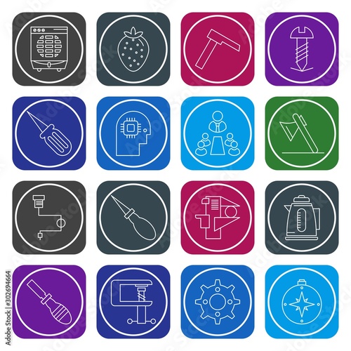 Set of 16 Quality icon