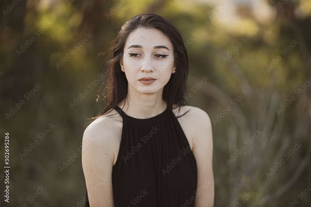 portrait of a beautiful young girl portrait of a beautiful young girl