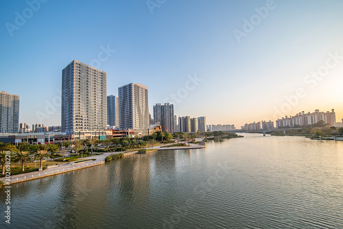 Binjiang Riverside Scenic Belt  Nansha District  Guangzhou  China