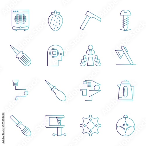 Set of 16 Quality icon