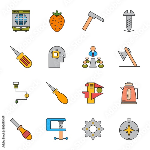 Set of 16 Quality icon