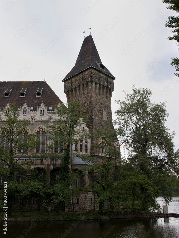 Obraz premium Vajdahunyad Castle in Budapest. Hungary. 