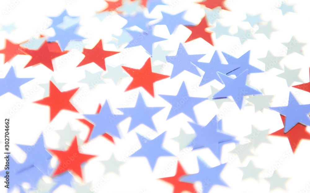 shiny red white and blue stars shiny red white and blue stars