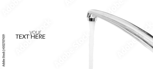Obraz na płótnie Water tap with the copy space