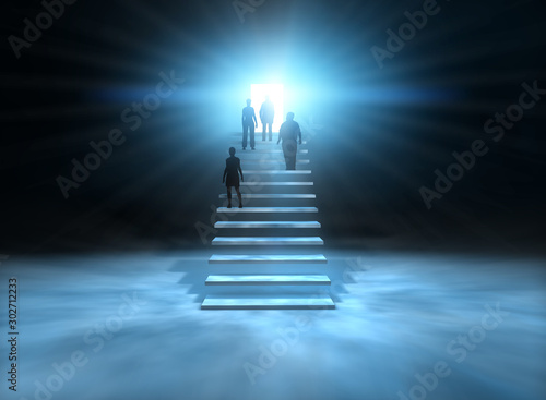 Treppe zum Licht