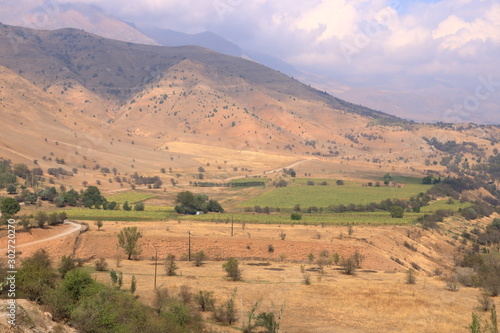 Autumn in the Tien Shan mountains. Pskem and Maidantal ridge. Western Tien Shan. Tashkent region. Uzbekistan.