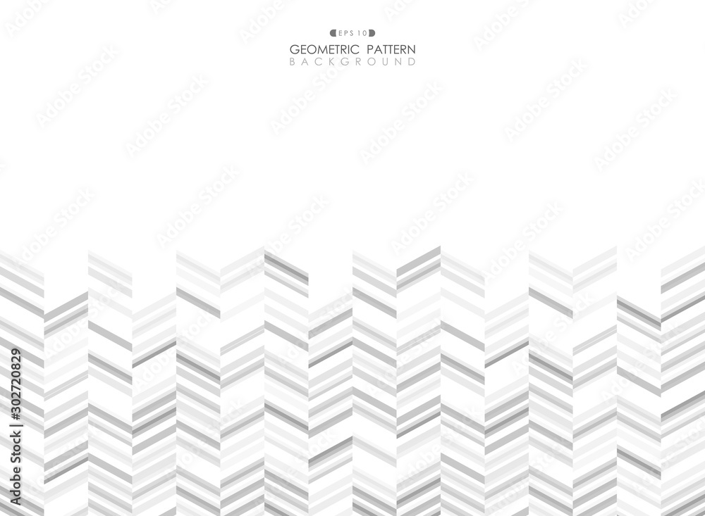Fototapeta premium Abstract black and gray line tech design background.