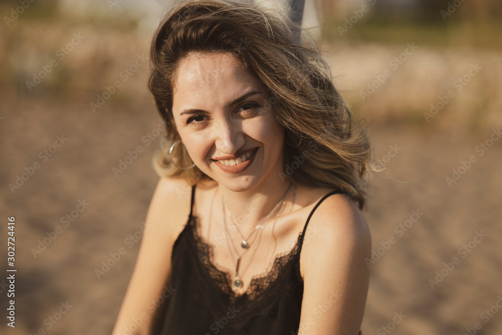 portrait of a beautiful young girl