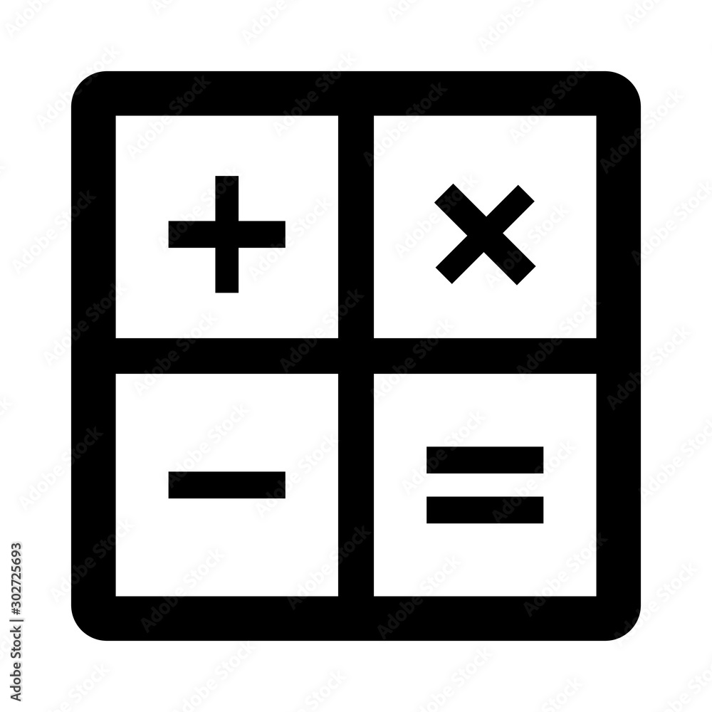 Mathematical Symbols Vector illustration. Quality design element Glyph Style. Editable stroke. Mathematical Symbols Vector illustration. Quality design element Glyph Style. Editable stroke.