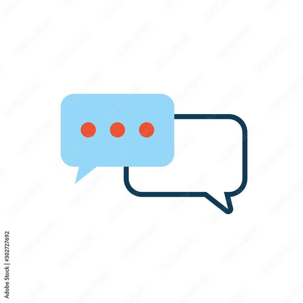 speech bubble message isolated icon speech bubble message isolated icon