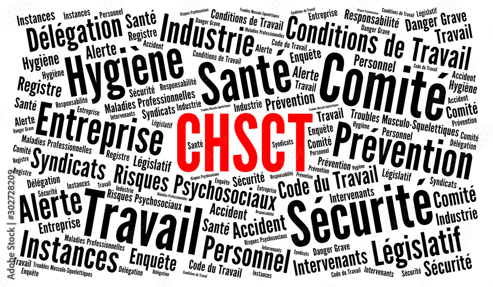 CHSCT nuage de mots CHSCT nuage de mots