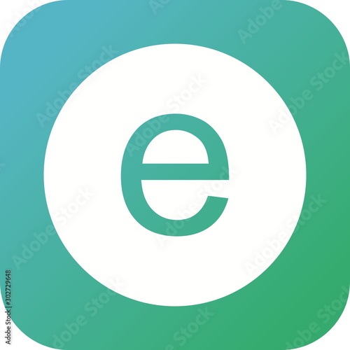 Beautiful Edge Glyph Vector Icon