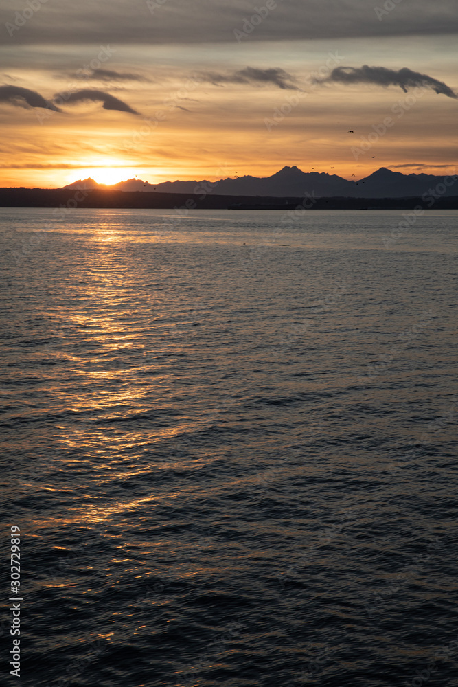 Edmonds Fall Sunset 