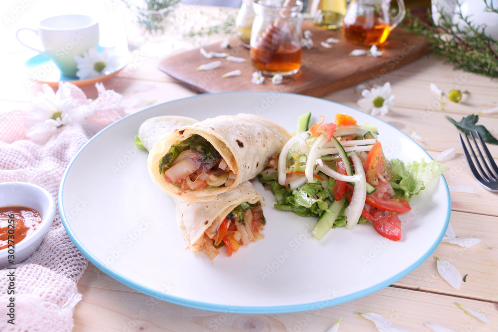 Mediterranean wrap Mediterranean wrap