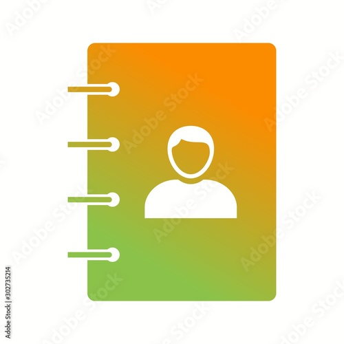 Beautiful Contacts Glyph Vector Icon