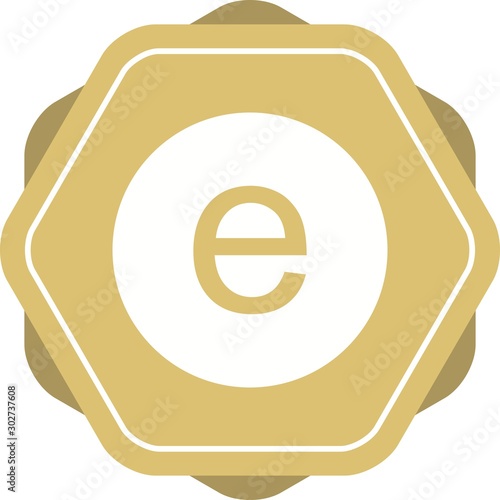 Beautiful Edge Glyph Vector Icon