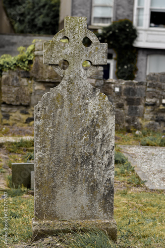 Old Irish headstone 