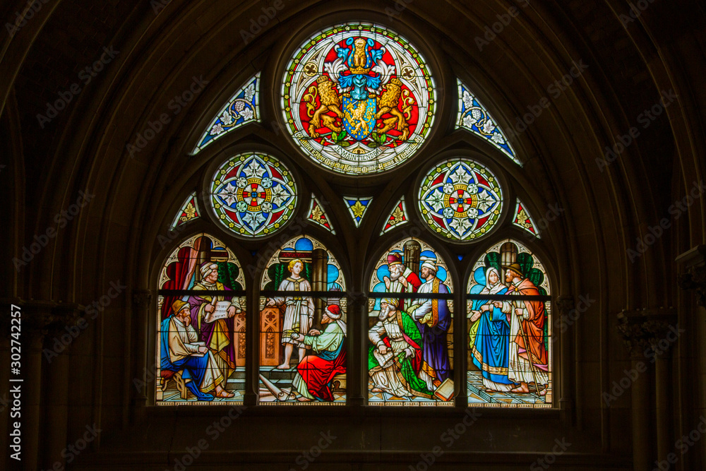 Glasfenster in der Gedächtniskirche in Speyer