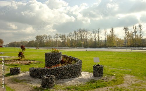 Embankment of the Mukhavets River. Brest - Belarus. photo