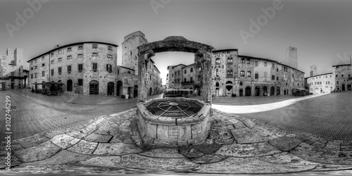 San Gimignano Italy square of the cistern