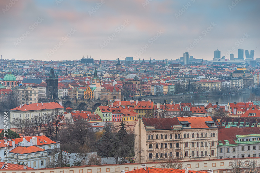 Obraz premium beautiful old streets of Prague.