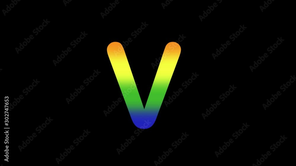 ABC Rainbow Coloured Letter ABC Rainbow Coloured Letter