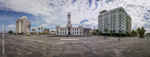 Port of Veracruz panoramic photo