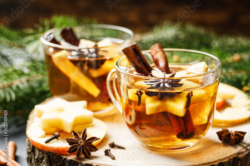 Konstfotografi Hot drink for New Year, Christmas or autumn holidays