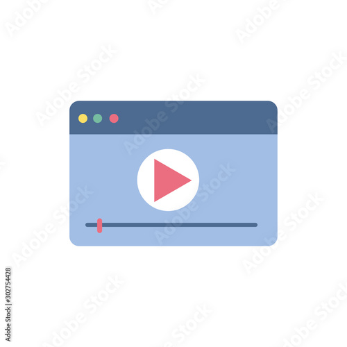 website video school education learning flat style