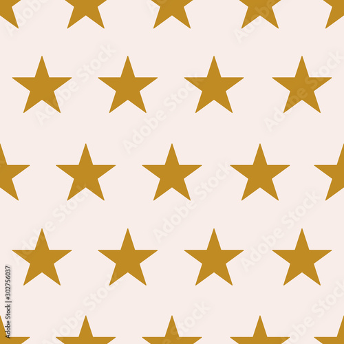 golden stars in a seamless pattern design