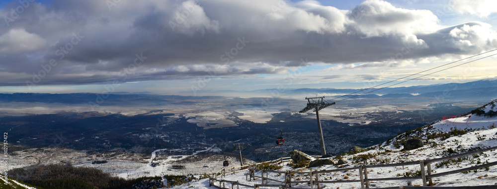 Panoramic view from Hight Tatras, Slovakia. Panoramic view from Hight Tatras, Slovakia.