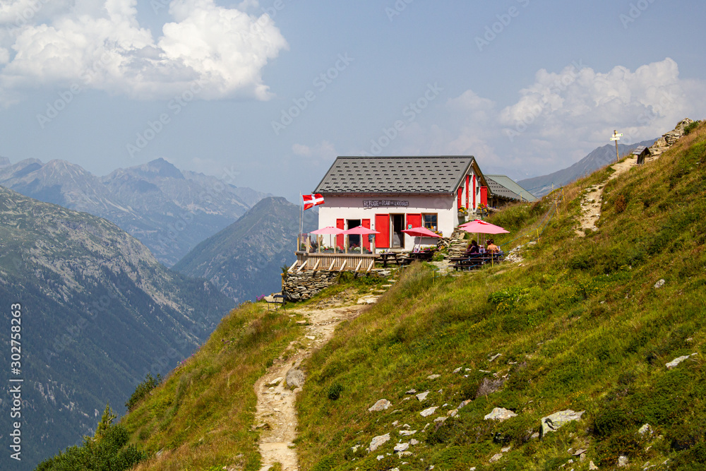 Obraz premium Buvette du Plan de l'Aiguille