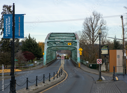 Fifth Street Bridge in Courtenay, British Columbia, Canada