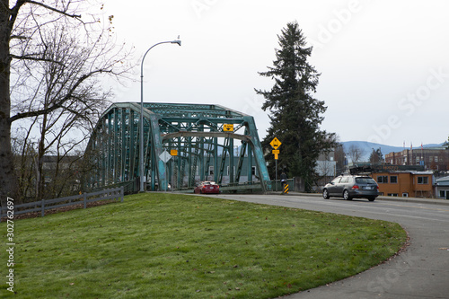 Fifth Street Bridge in Courtenay, British Columbia, Canada