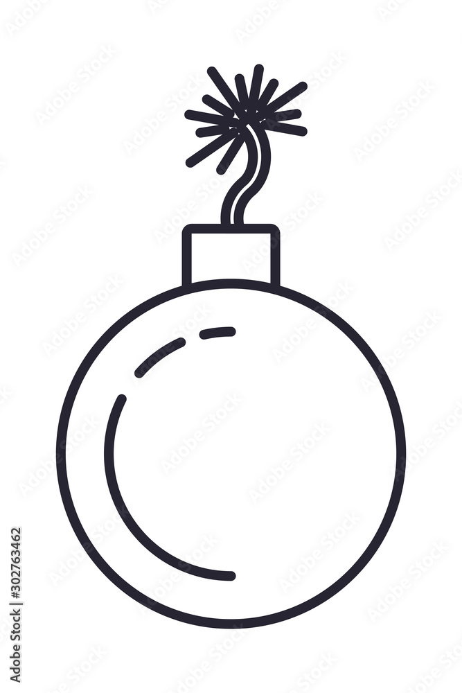 Isolated bomb ball design Isolated bomb ball design