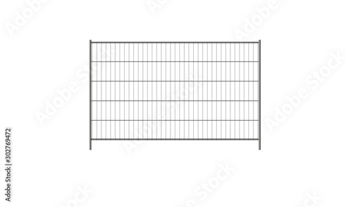 Heras Fencing Straight Panel