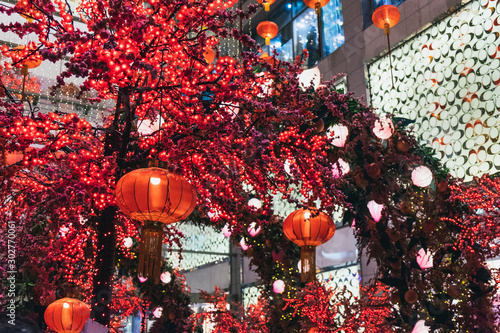 Photography View of Chinese New Year decoration in the center of Kuala Lumpur to celebrate u