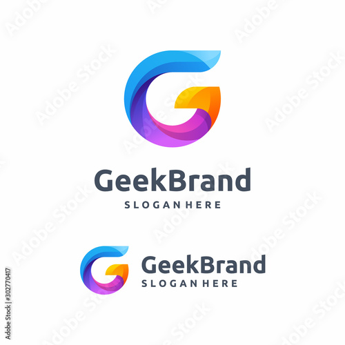 Free Download Business corporate letter G logo design vector. Colorful letter G logo design template. Abstract G Logo Concept - GFXLoad