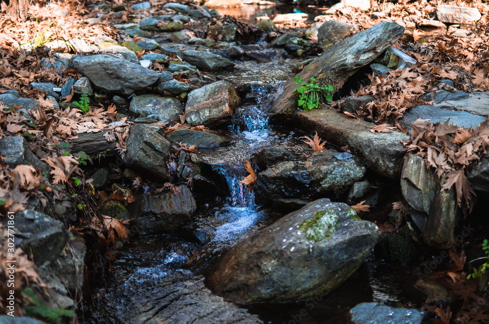River and springs in mountainous Greece River and springs in mountainous Greece