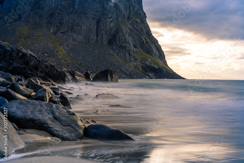 sunset on beach