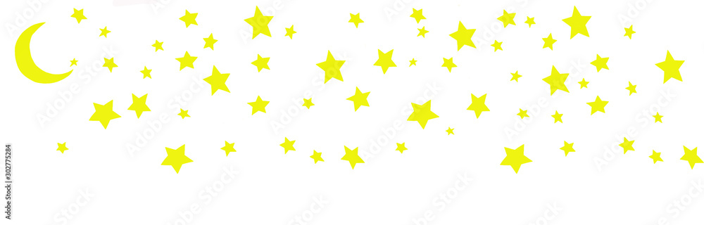 yellow moon and stars yellow moon and stars
