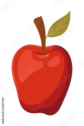 Isolated apple fruit vector design