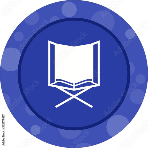 Beautiful Holy Quran Glyph Vector Icon