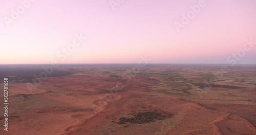 Aerial view of Mutitjulu township Northern Territory Australia photo