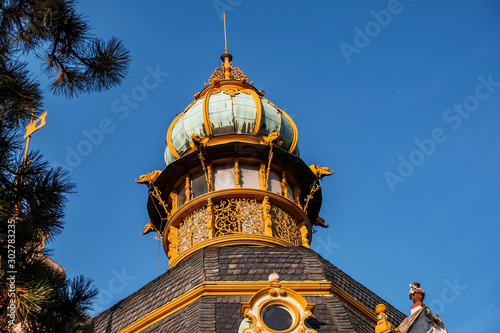 Photography dome of the church in moscow russia