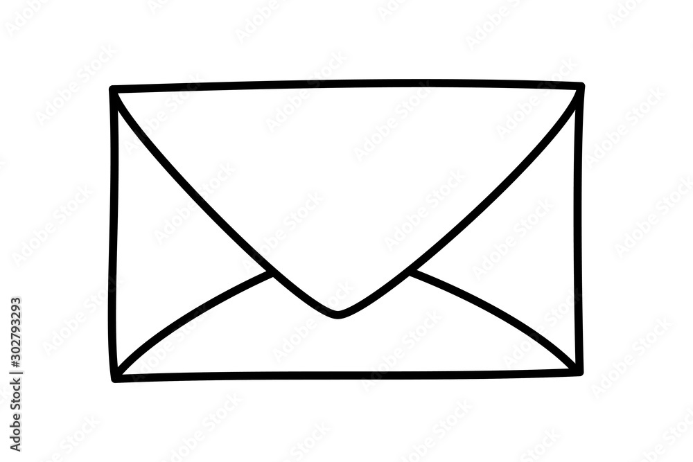 Isolated envelope icon vector design Isolated envelope icon vector design
