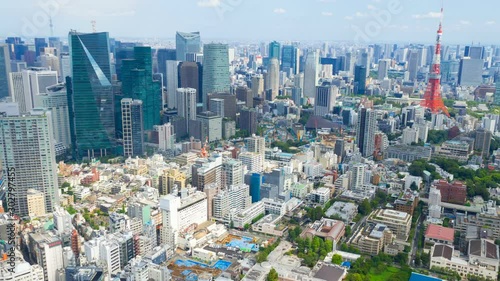 東京　空撮風タイムラプス　2019年