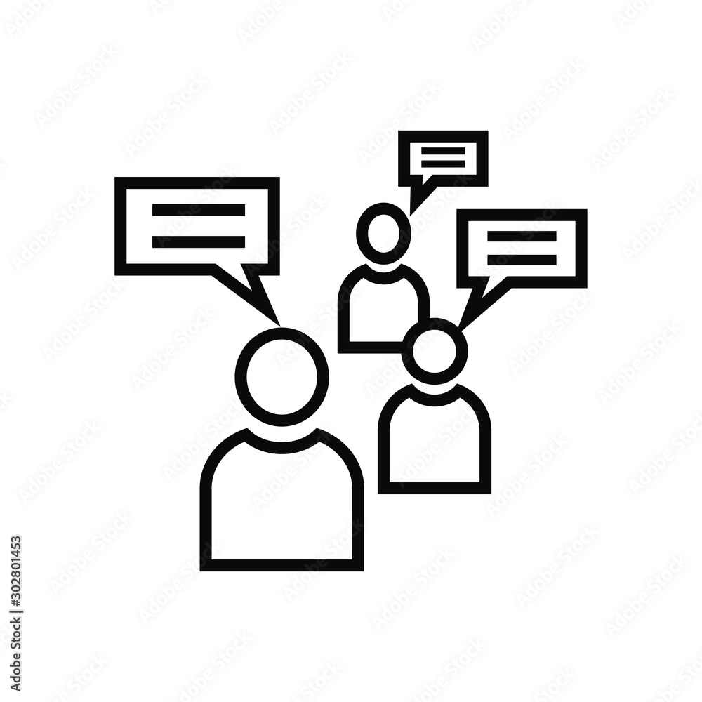 bubble speak icon trendy flat design bubble speak icon trendy flat design